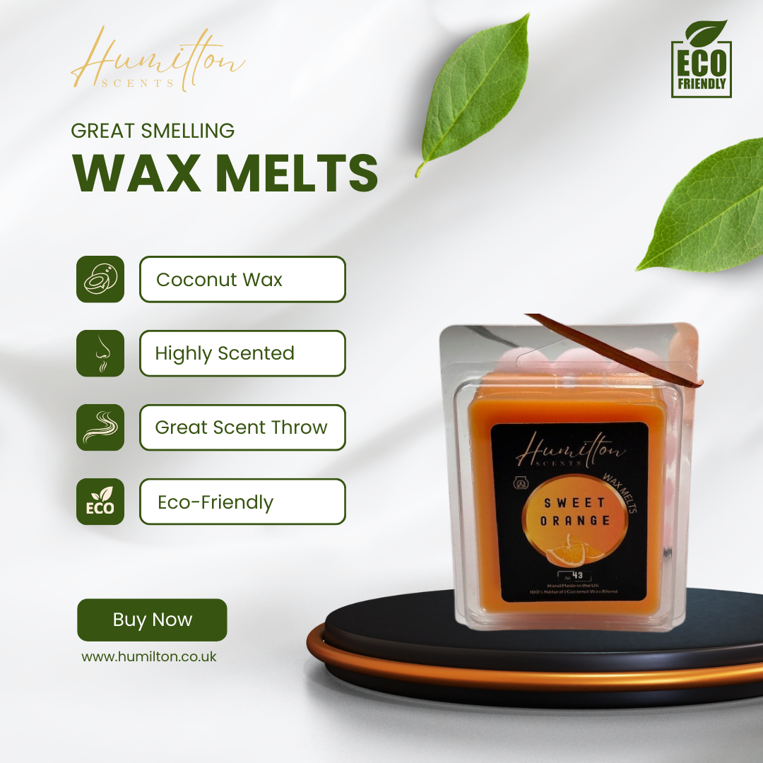 Coconut Wax Melts | Clamshell Containers | Highly Scented | Eco-Friendly