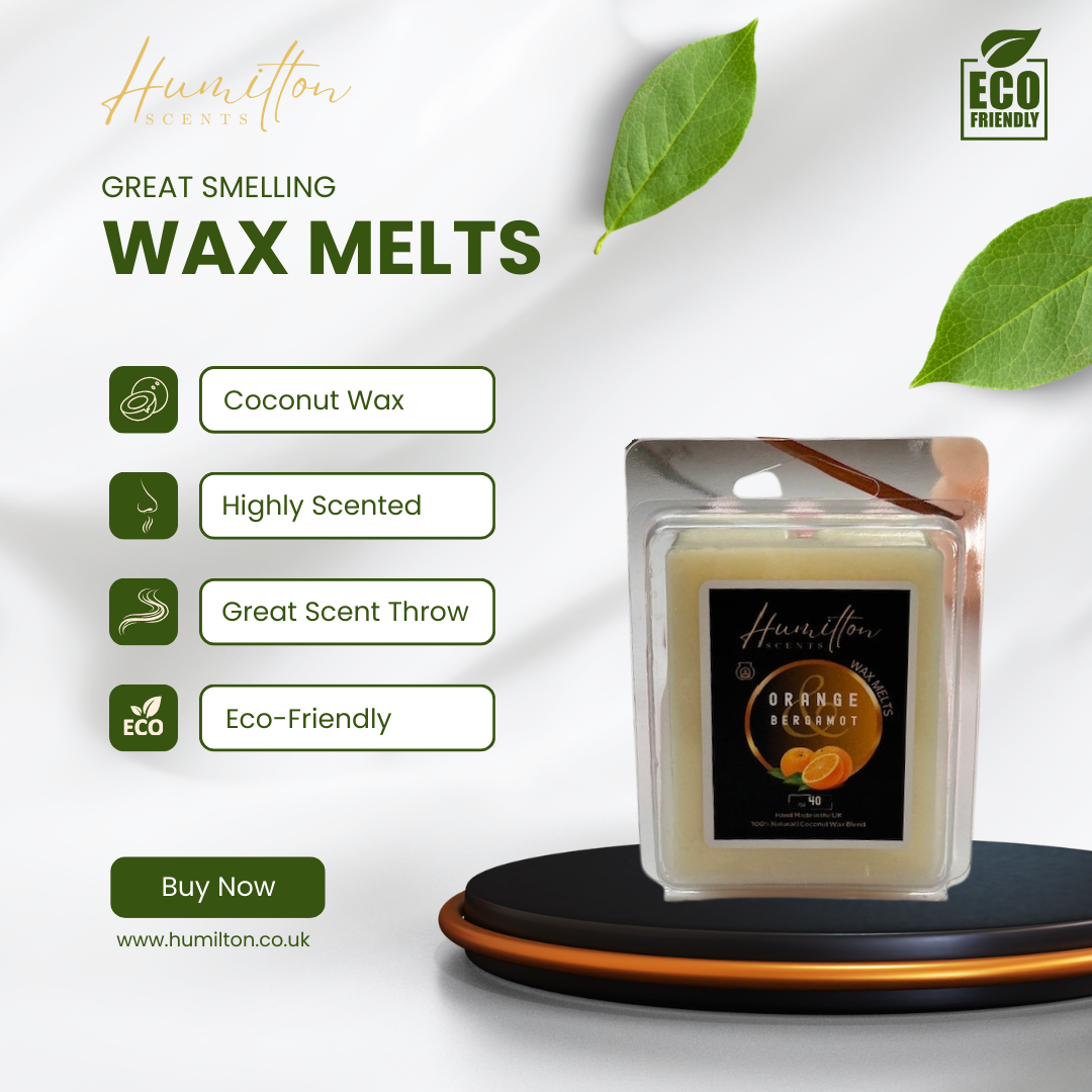 Coconut Wax Melts | Clamshell Containers | Highly Scented | Eco-Friendly