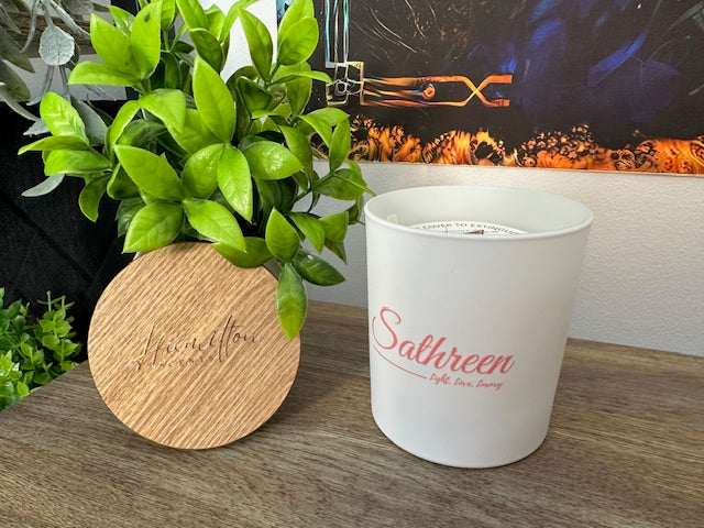 Sathreen for Ladies | Luxury Candle | Highly Scented | Coconut Wax | Wood Wick