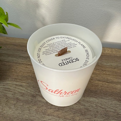 Sathreen for Ladies | Luxury Candle | Highly Scented | Coconut Wax | Wood Wick