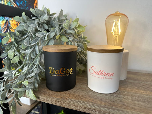 DaGeo for Men | Luxury Candle | Highly Scented | Coconut Wax | Wood Wick