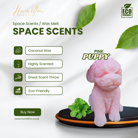 Puppy Shaped Space Scents | Wax Melt | Coconut Wax | Highly Scented | Eco-friendly
