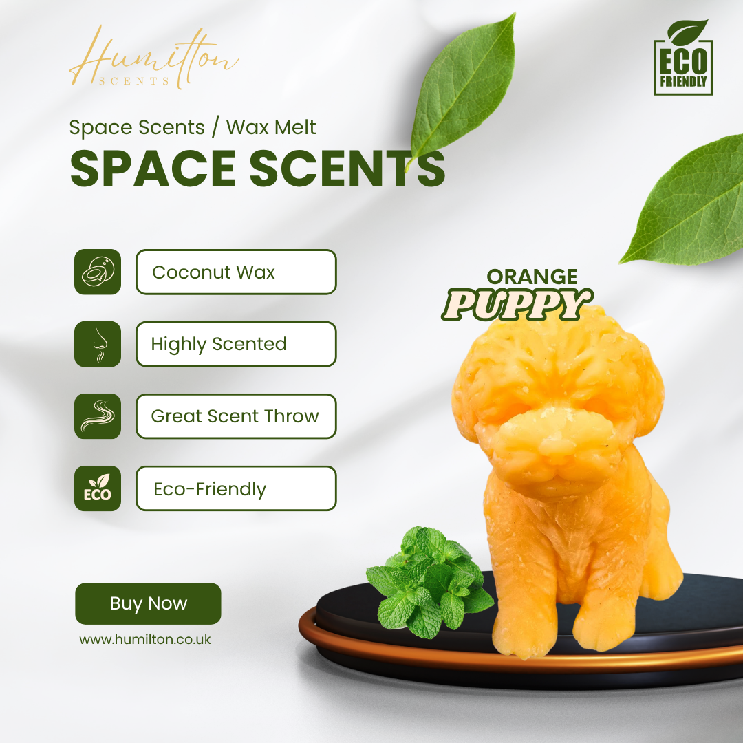 Puppy Shaped Space Scents | Wax Melt | Coconut Wax | Highly Scented | Eco-friendly