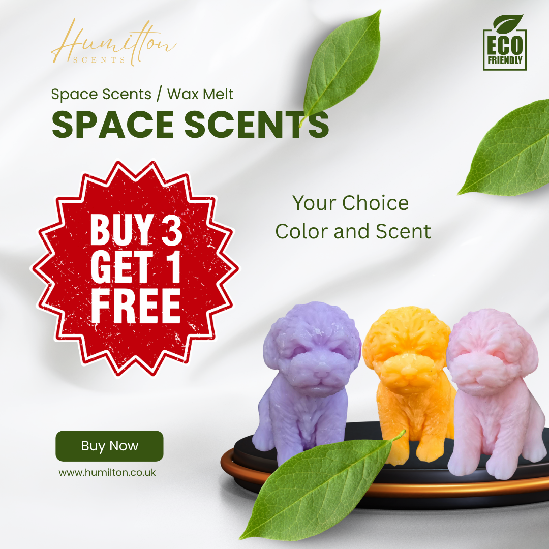 Puppy Shaped Space Scents | Wax Melt | Coconut Wax | Highly Scented | Eco-friendly