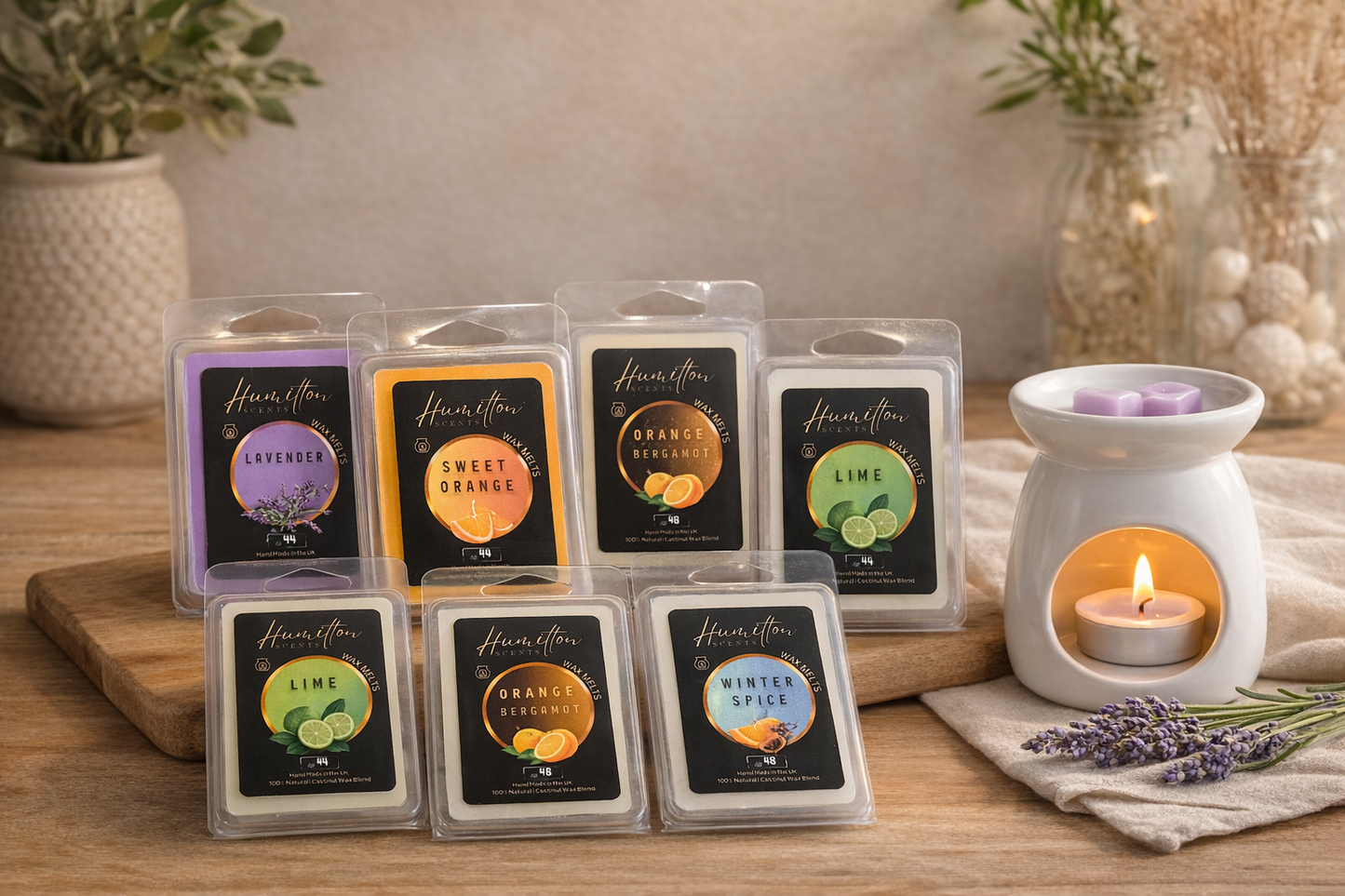 Coconut Wax Melts | Clamshell Containers | Highly Scented | Eco-Friendly