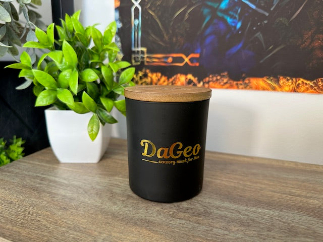 DaGeo for Men | Luxury Candle | Highly Scented | Coconut Wax | Wood Wick