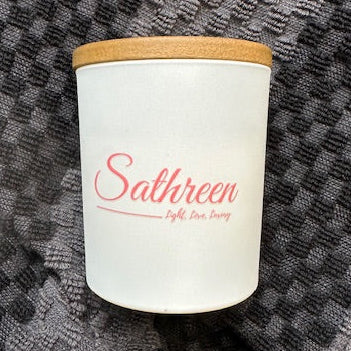 Sathreen for Ladies | Luxury Candle | Highly Scented | Coconut Wax | Wood Wick