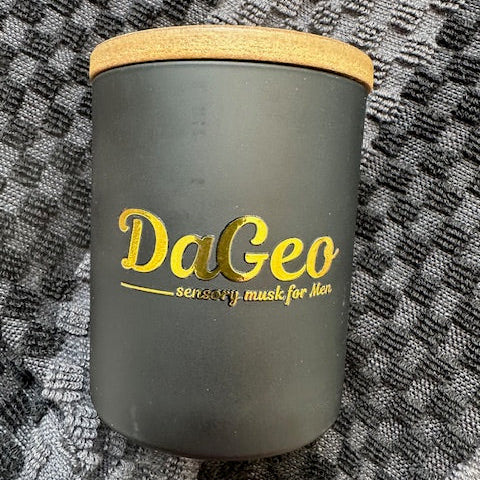 DaGeo for Men | Luxury Candle | Highly Scented | Coconut Wax | Wood Wick