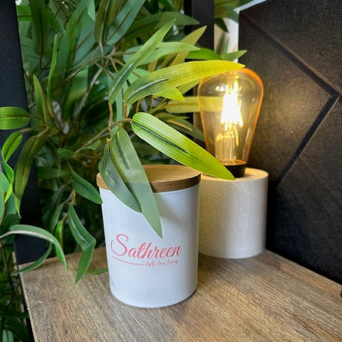 Sathreen for Ladies | Luxury Candle | Highly Scented | Coconut Wax | Wood Wick