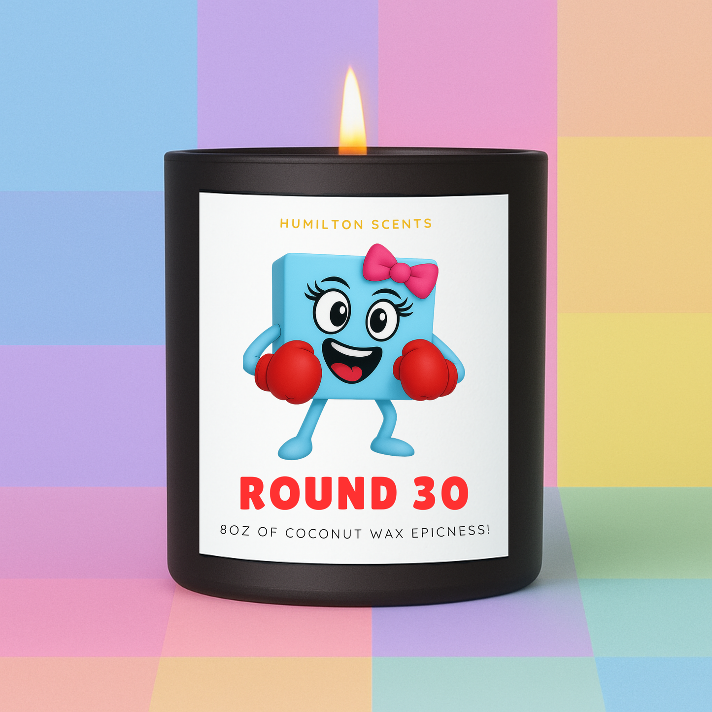 Funny 30th Birthday Gift for Him – Personalised Candle, Humour Candle for Women, Scented Birthday Present