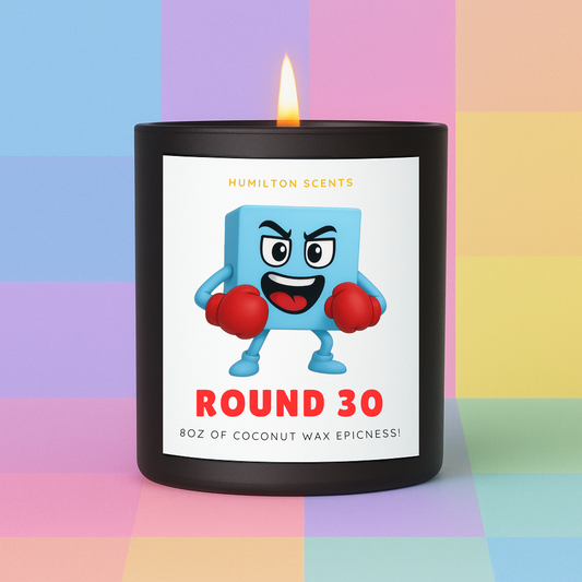 Funny 30th Birthday Gift for Her – Personalised Candle, Humour Candle for Women, Scented Birthday Present