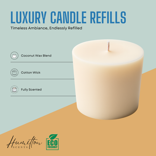 Candle Refills – Premium Coconut Wax, 30cl (Fits Lotti, Karen, 7.6cm+ Jars)